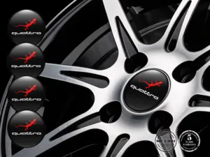 Audi Décalques Roues Avancés Trajectoire de Flux Cosmique